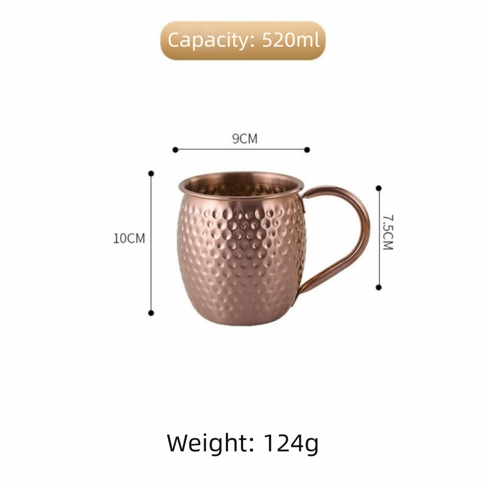 Wine Beer Coffee Drink - Creative 520ml Moscow Mule Mug Rust-proof