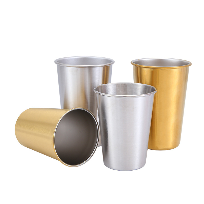 Wine Beer Coffee Drink - 50Pcs/Lot 304 Stainless Steel Metal Cup