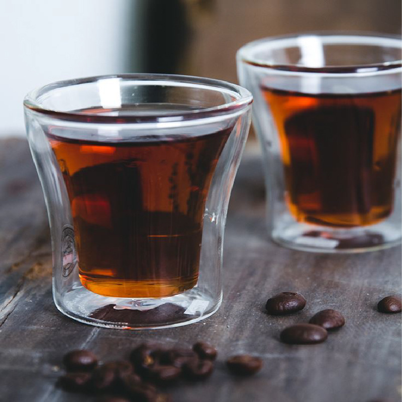 100/200/250ml Double Wall Glas - đánh giá và giá Wine Beer Coffee Drink