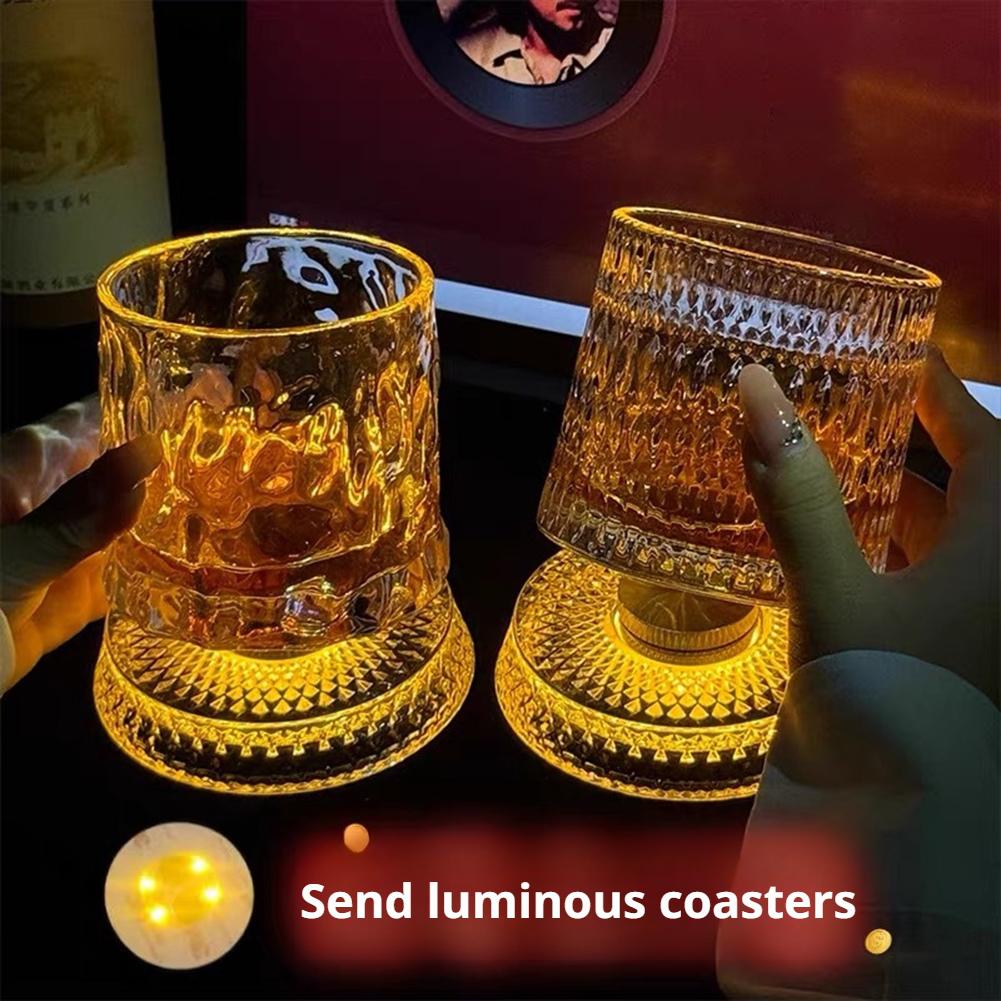 Rotating Whiskey Glass Creativ - đánh giá và giá Wine In Beer Glass