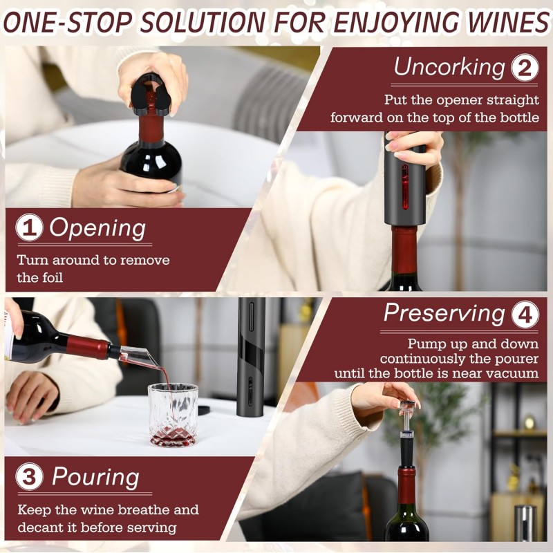 Rechargeable Multifunction Ele - đánh giá và giá Wine In Beer Bottle