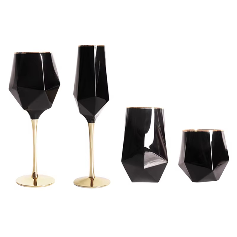 Pure Black Crystal Golden Edge - đánh giá và giá Wine In Beer Glass