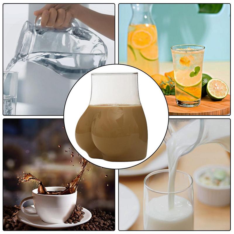 450ml Cute Butt Shaped Glass M - đánh giá và giá Wine Beer Coffee Drink