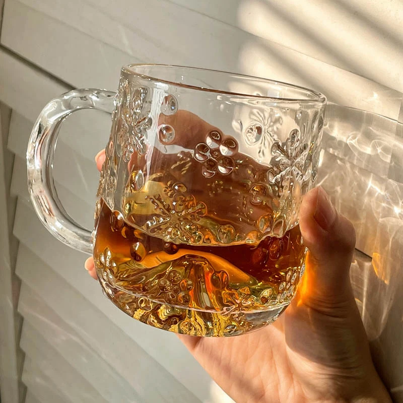 Cute Christmas Mug Gift Glass  - đánh giá và giá Wine Beer Coffee Drink