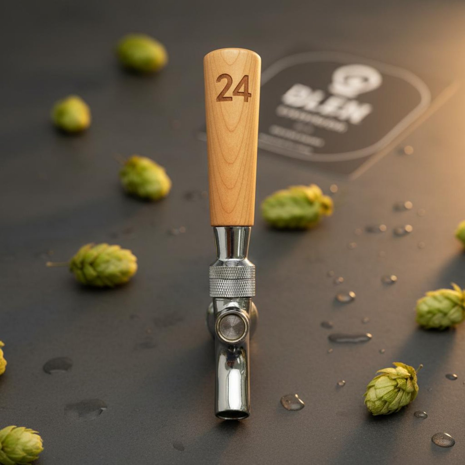 Short Wooden Beer Handle Solid - đánh giá và giá Wine Beer & More