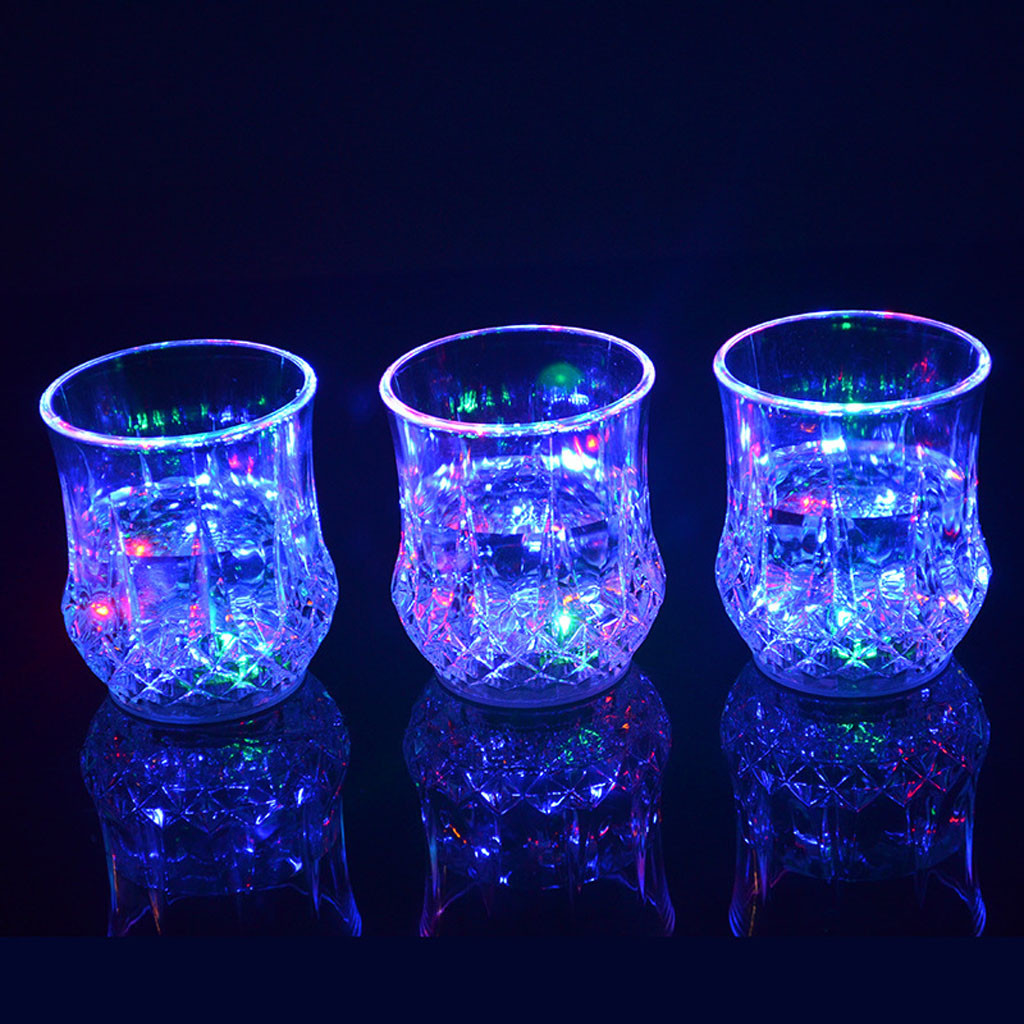 Colored LED Glowing Drink Cup  - đánh giá và giá Wine In Beer Glass