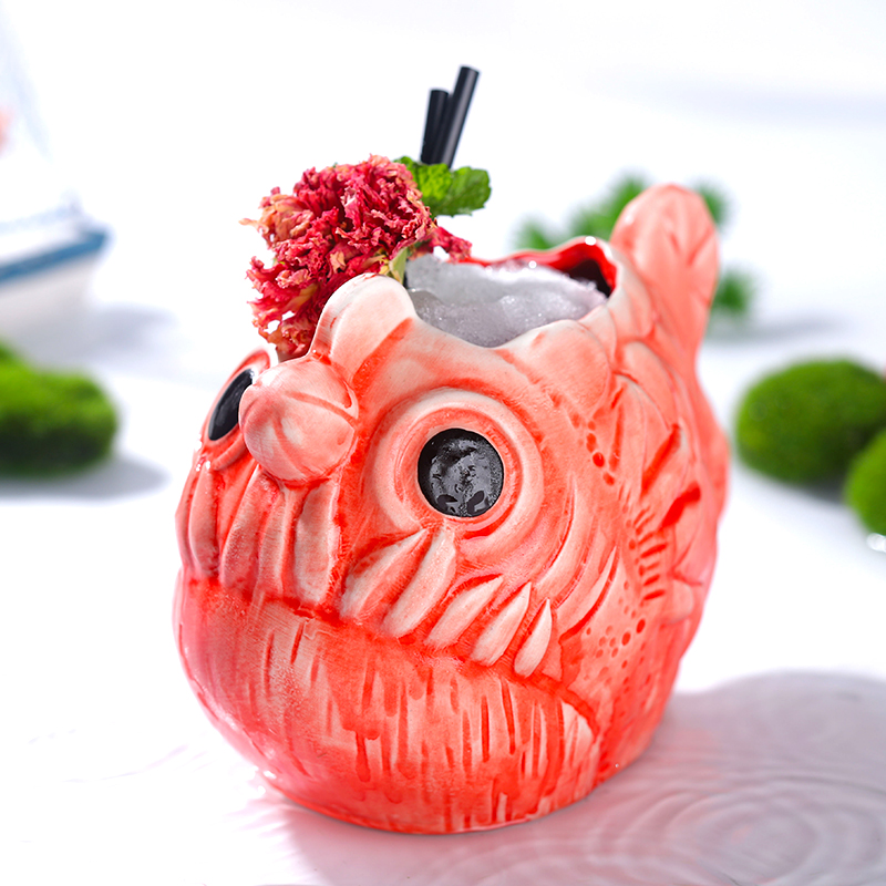 Aixiangru Ins Lưới Đỏ Piranha  - đánh giá và giá Wine In Beer Glass