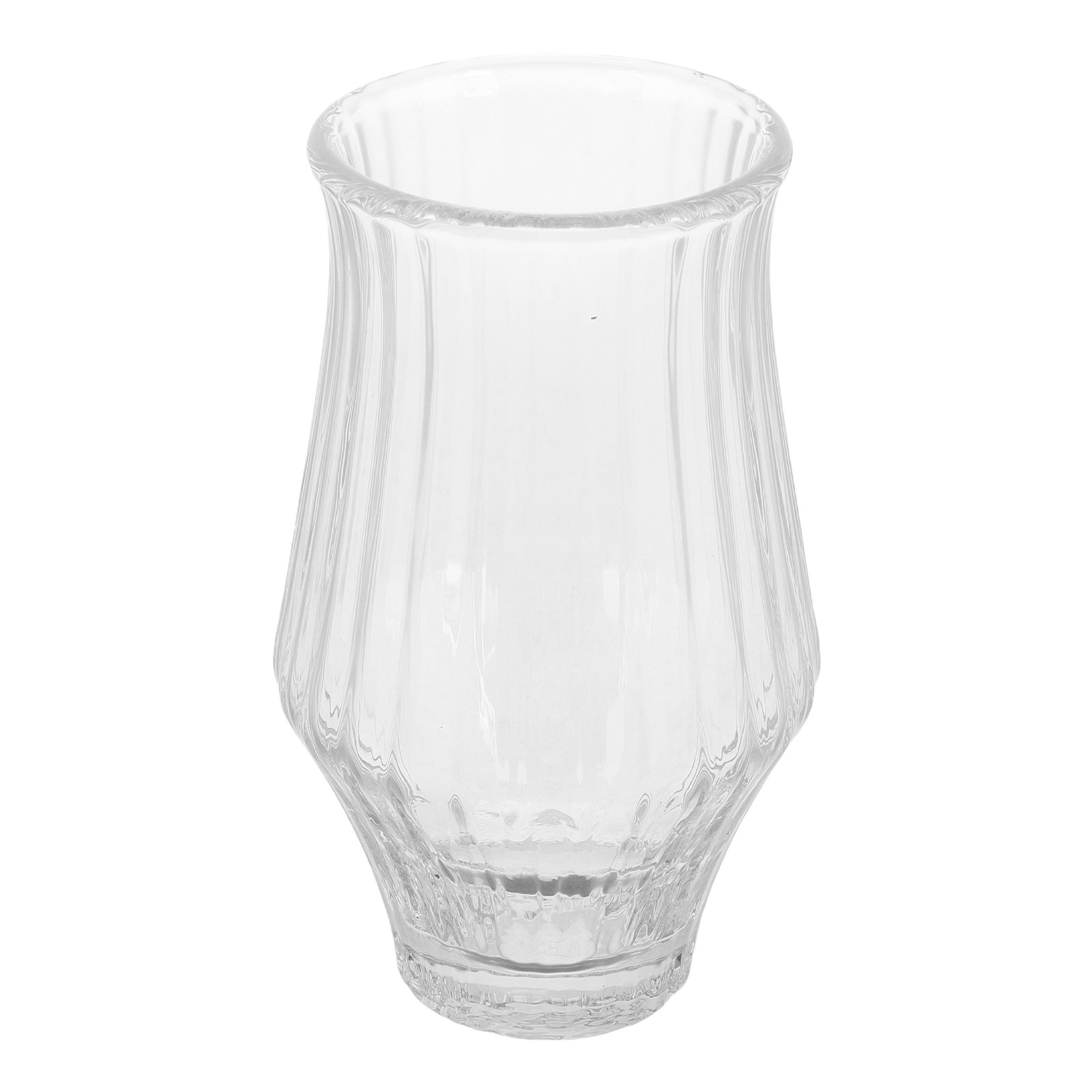 Glass Coffee Cup Ribbed Design - đánh giá và giá Wine Beer Coffee Drink