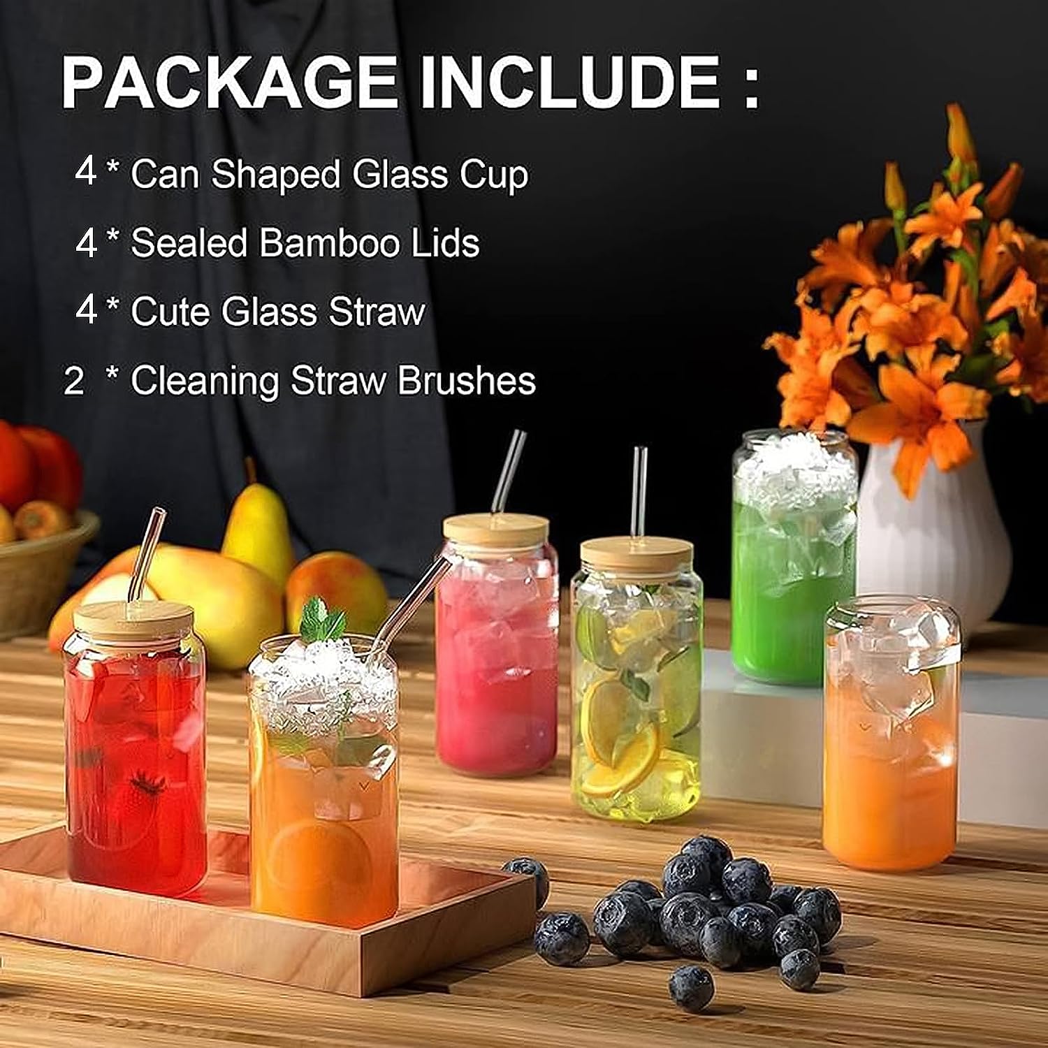 18.6oz 540ML Drinking Glasses  - đánh giá và giá Wine Beer Coffee Drink