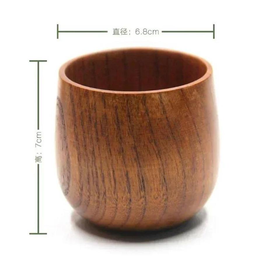 1 Pcs Reusable Wooden Cup Envi - đánh giá và giá Wine Beer Coffee Drink